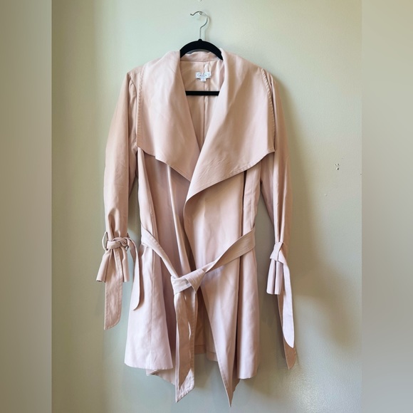 Mudpie Blushed pink Joey draped jacket - Picture 1 of 3